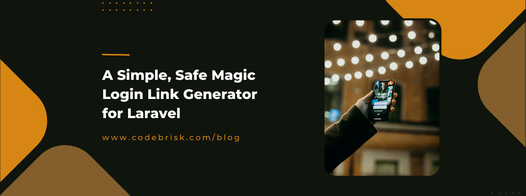 A Simple Passwordless Login link Generator for Laravel